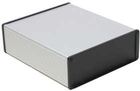 Aluminum RF enclosure, (L x W x H) 220 x 191 x 68 mm, natural, IP54, 1457U2201E