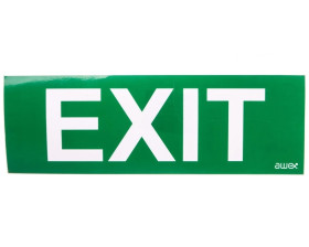 Piktogram PM28 100x300 EXIT logo awex (ISO7010)