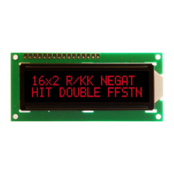 BLACKLINE WYŚWIETLACZ LCD 2x16 E DLR R1K CYRYLICA 16x2 FFSTN