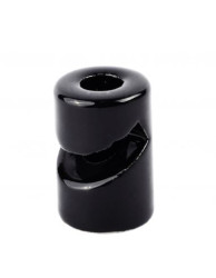 CERAMICZNY HAK DO PRZEWODU 20x30mm CZARNY 2UP07B