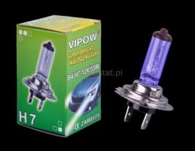 Żarówka samochodowa 12V /55W niebieskie B4-H7