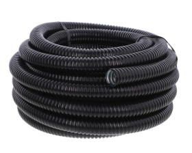 Rura ochronna stalowa pokryta PCV WOT 21 czarna E03DK-10030202601 /10m/