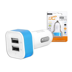 Ładowarka USB samoch. 2xUSB 3A LTC