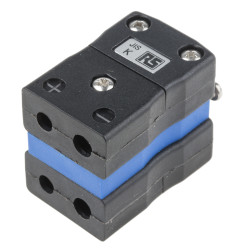 Złącze termoparowe Złącze gniazda termopary Duplex RS PRO do Termopara typu K Standardowy