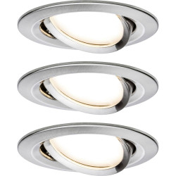 Paulmann 93878 Coin Slim LED Recessed Light Set 18W Iron Dimmable