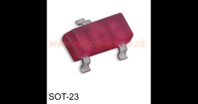 KM-231D-F RED diffused surface mount LED - Kingbright