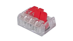 F-Elektro Szybkozłączka Uniwersalna 4X0,14-4Mm2 Transparentna F2.0277 1Szt.
