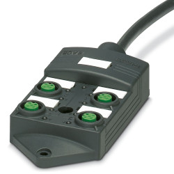 Skrzynka czujnika porty: 4 M12 kabel: 5m