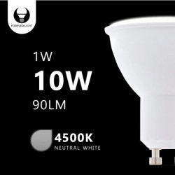 Żarówka LED GU10 1W 230V 4500K 90lm 38 Forever Light