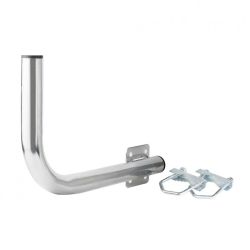 Uchwyt antenowy SAT balkonowy-boczny "L" z cybantami 30cm