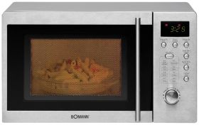 Mikrofalówka Bomann MWG 2211 U CB 800 W funkcja grilla, wolnostojący srebrny