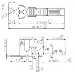 KONEKTOR 825206PSS ZENSKI 128