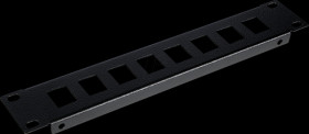 EZKP-10-B 10" Keystone patch panel, 8-port, 1 U, black