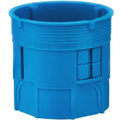 Puszka p/t fi:60 do podtynkowa bez wkrętów, głęboka, niebieska 50 szt. SIMET