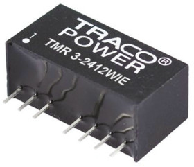 Przetwornica DC-DC, 3W, Uwe 9 → 36 V DC, Uwy ±15V dc, Iwy ±100mA, TRACOPOWER