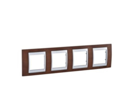 UNICA TOP Ramka 4 poczwórna pozioma tobacco MGU66.008.0M4 SCHNEIDER ELECTRIC