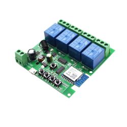 Tuya 4CH beznapięciowy sterownik WiFi + RF433MHz