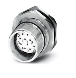 Złącze wielostykowe przemysłowe 12-pinowe M23 Montaż tylny Gniazdo Phoenix Contact