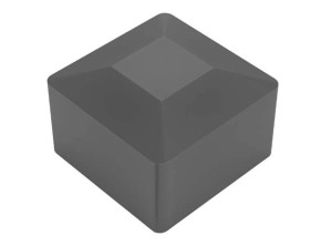 Zaślepka profilu montażowego (K-27-SZ) szara 40x40 - K-27-SZ