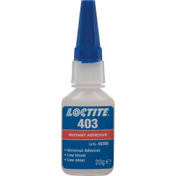LOCTITE 1919337 403 Instant Adhesive - Low Bloom Low Odour Medium Viscosity 20g