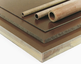 Arkusz tworzywa sztucznego grubość 20mm SRBP Brązowy długość 590mm Pełny 1.36g/cm³ 0.26W/mK