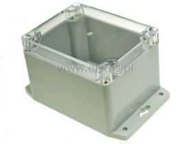 Obudowa uniwersalna, przeźroczysta; 115x90x80mm