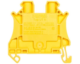 Złączka szynowa 2-przewodowa 6mm2 żółta Ex UT 6 YE 3045172 /50szt./