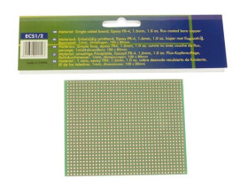 Velleman Eurocard 1 hole per island - 100x80mm - FR4