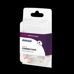 Złączka instalacyjna zaciskowa 5-przewodowa na dowolny przewód 0.2-4mm2 IEC 450V/32A Blister 4 szt. OR-SZ-8005/5/B4