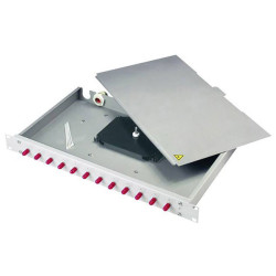 Telegärtner 100022140 FO patch panel 6 ports LC 1U 19" eco