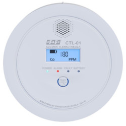 Czujnik czadu (tlenku węgla) CTL-01 bater. F&F