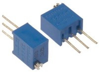 HSS100K-W Potencjometr cermentowy, pionowy 10-obr. 100K, 250mW, 10%, liniowy - typu W