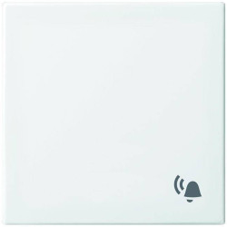 Busch-Jaeger Zaślepka Klawisz z symbolem „dzwonek” Busch-balance SI śnieżnobiały 2520 KI-914 1 szt.