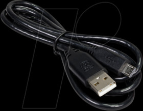 SC0732 Raspberry Pi - Cable, Micro-USB (m) to USB type A (m), 100cm, bl