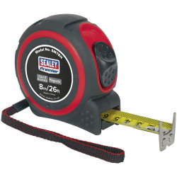 Sealey SMT8H Heavy-Duty Measuring Tape 8m (26ft)