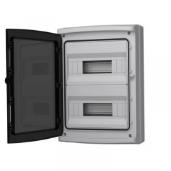 Rozdzielnica hermetyczna modułowa UV 400V AC 1000V DC 2x12 natynkowa IP65 940.24.1 bezhalogenowa
