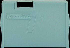 2002-1293 Separator plate, 2 mm thick, overhanging, gray