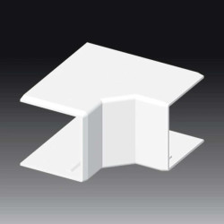 Pokrywa narożna wewnętrzna bezhalogenowa dla kanałów LHD 40X40HF biała 8645HF_HB