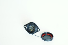 Złącze wielostykowe przemysłowe 8-pinowe Montaż na kołnierzu Gniazdo RS PRO