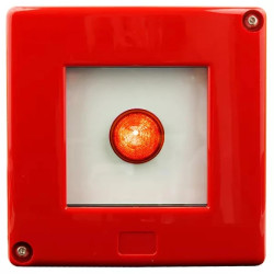 Lampka sygnalizacyjna czerwona w obudowie czerwonej W0-LSO-CC
