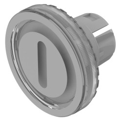 Soczewki do wskaźników, Przezroczyste, bezbarwne, Płaski, średnica: 19.7mm