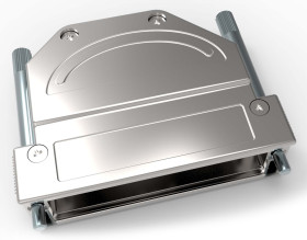 Osłona tylna D-Sub 50, 78 -pinowe Cynk odlewany Kątowy TE Connectivity D