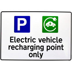 Scan 14979 Ev Recharging Point Only Rpvc 300X200mm