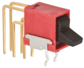 Przełącznik kołyskowy Wł.-(wł.) Nie 400 mA DPDT Czarny RS PRO