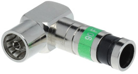 Gniazdo kompresyjne kątowe IEC-GK/ZAC-TRI113