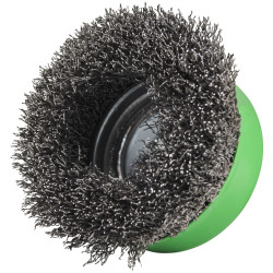 Faithfull 01075XL430 X-LOCK Wire Cup Brush 75mm M14x2 0.30mm StainlessSteel Wire