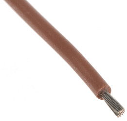 Przewód montażowy 1 mm² Brązowy Lapp Silikon 17 AWG 300 V dł. 100m 19/0,25 mm +180°C