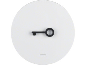 BERKER R.1/R.3 Klawisz z soczewką i wypukłym symbolem "drzwi" biały 16512069 HAGER