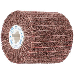 PFERD 44641108 polinox fleece Grinding roller 100mm fine grind finish