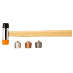 Młotek z wymiennymi końcówkami 250g/28mm 11-634
